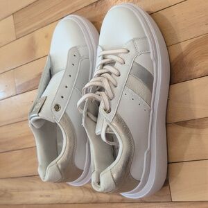 Religious Comfort | Metallic Trim Sneakers